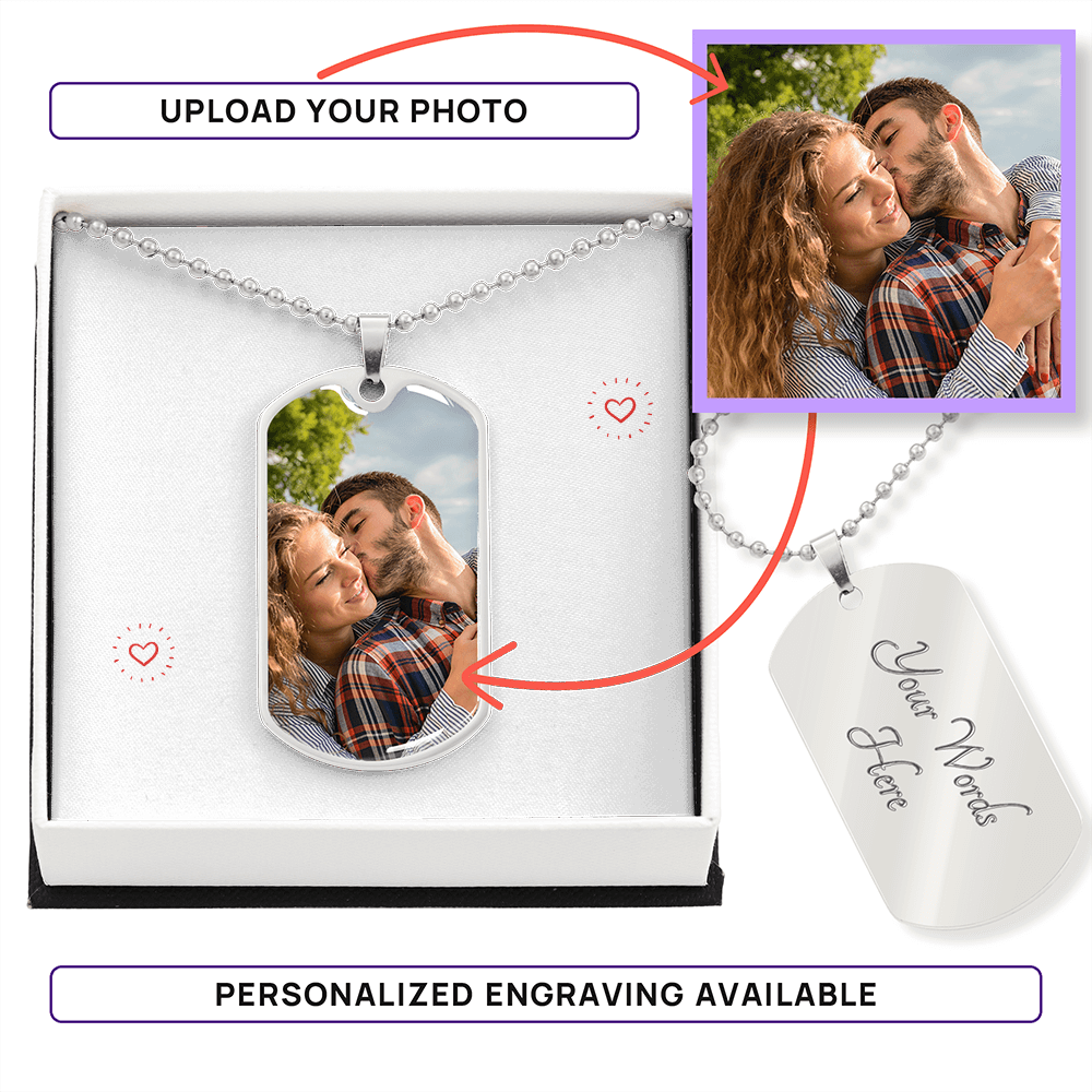 Custom Dog Tag Necklace – Personalize Yours