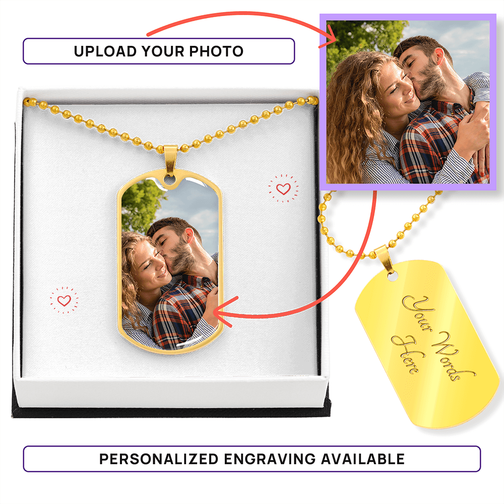 Custom Dog Tag Necklace – Personalize Yours